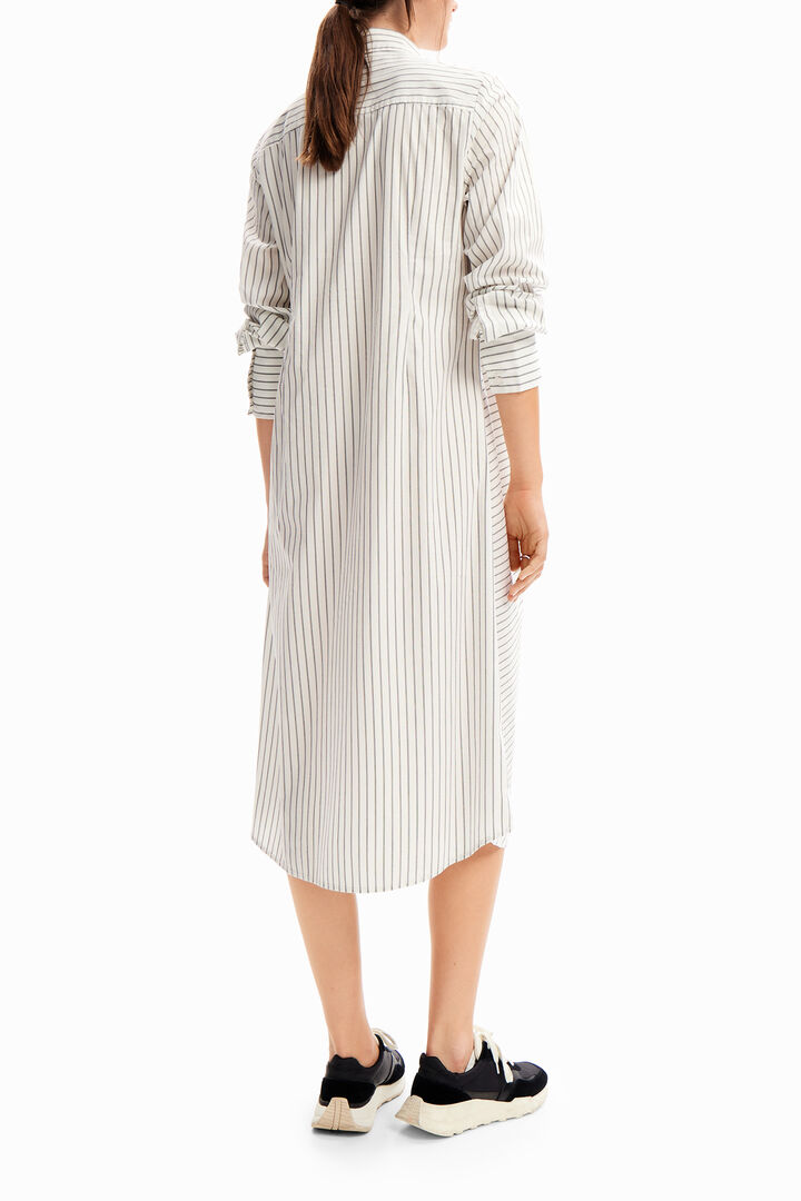 Striped midi shirt dress | Desigual