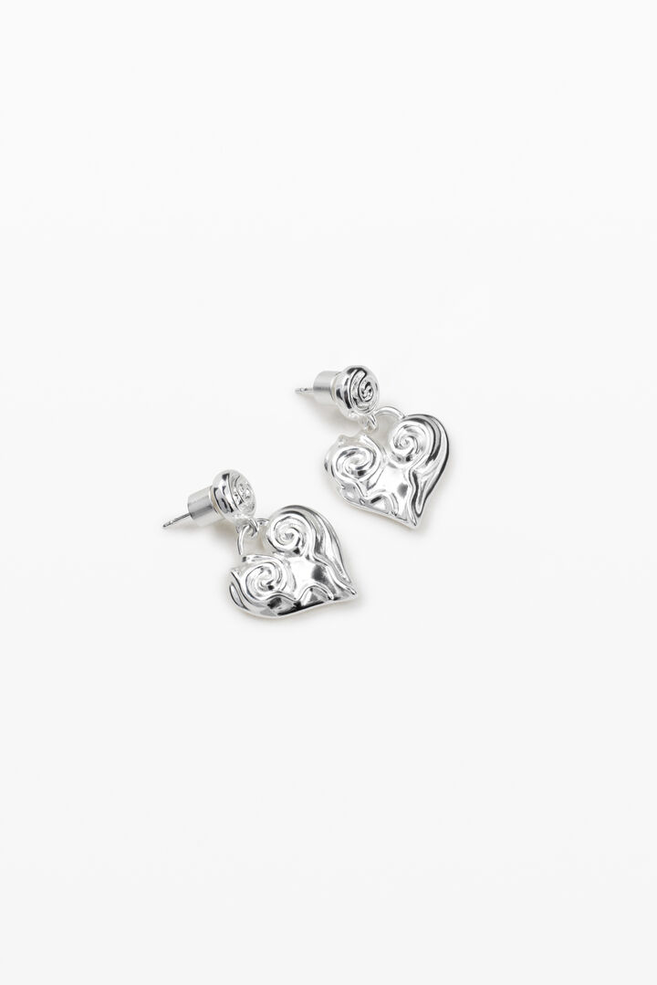 Zalio gold-plated heart earrings | Desigual