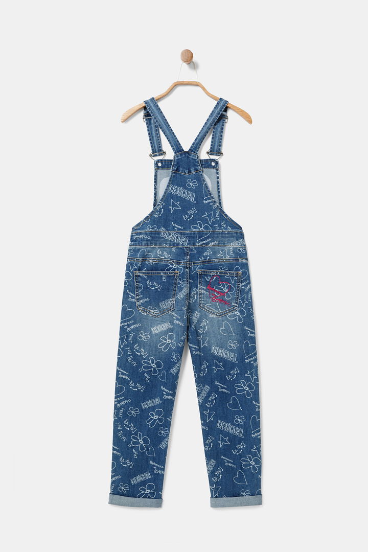 Bolimania print denim overalls | Desigual