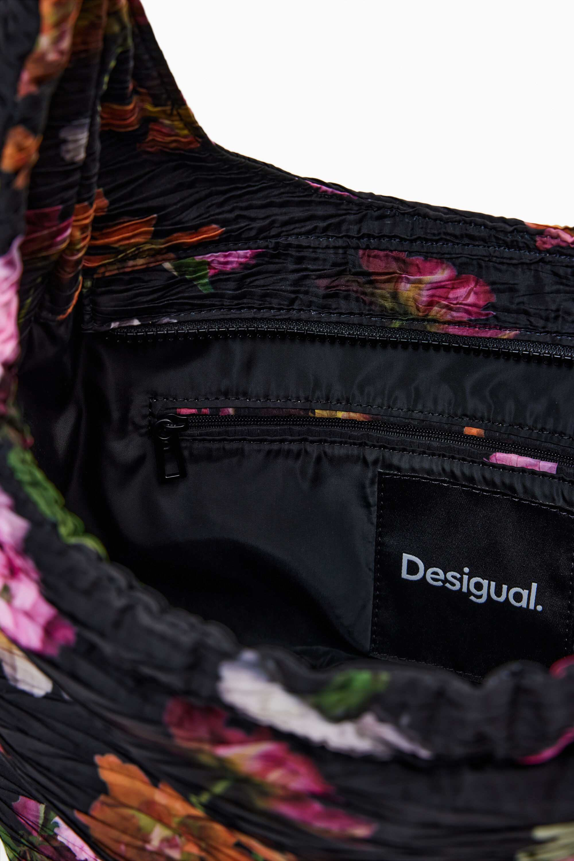Desigual shopper schoudertas Hobart Seshat Shopping Bag Black zwart Desigual shopper schoudertas Hobart Seshat Shopping Bag Black zwart