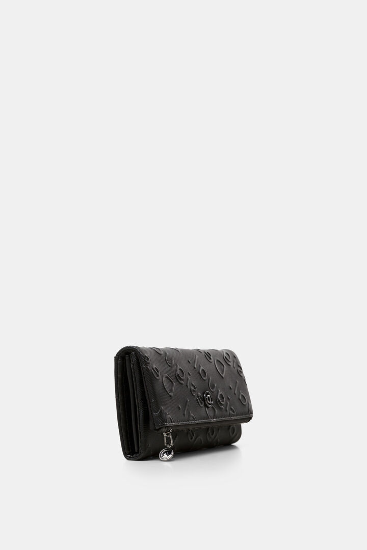 Billetero rectangular logo relieve | Desigual