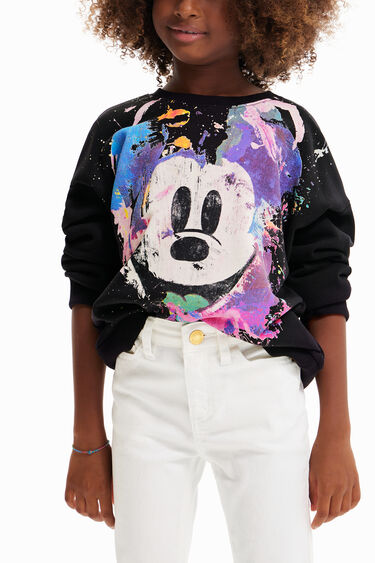 Disney's Mickey Mouse splatter sweatshirt | Desigual