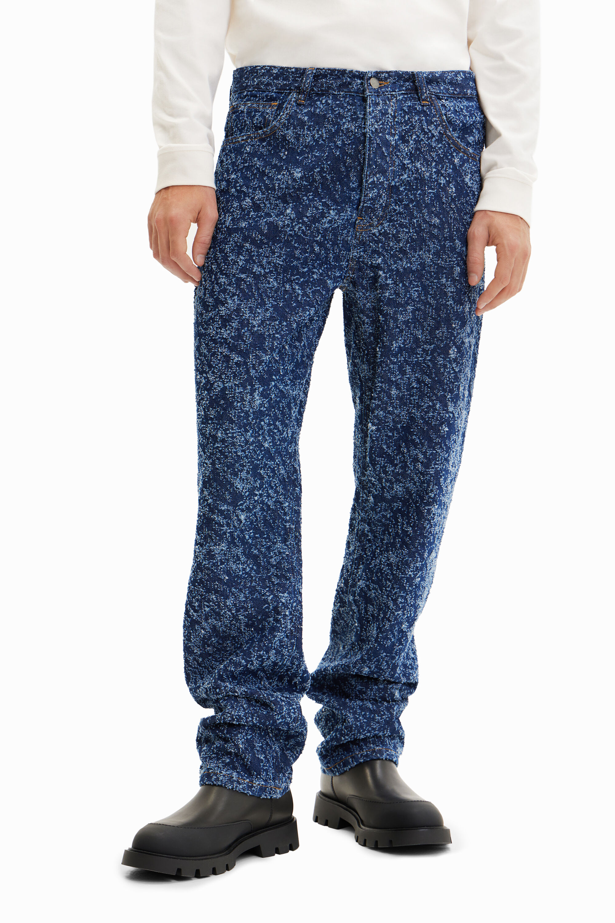 Straight Jeans Textur