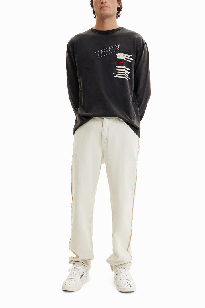 Long-sleeve oversize T-shirt | Desigual