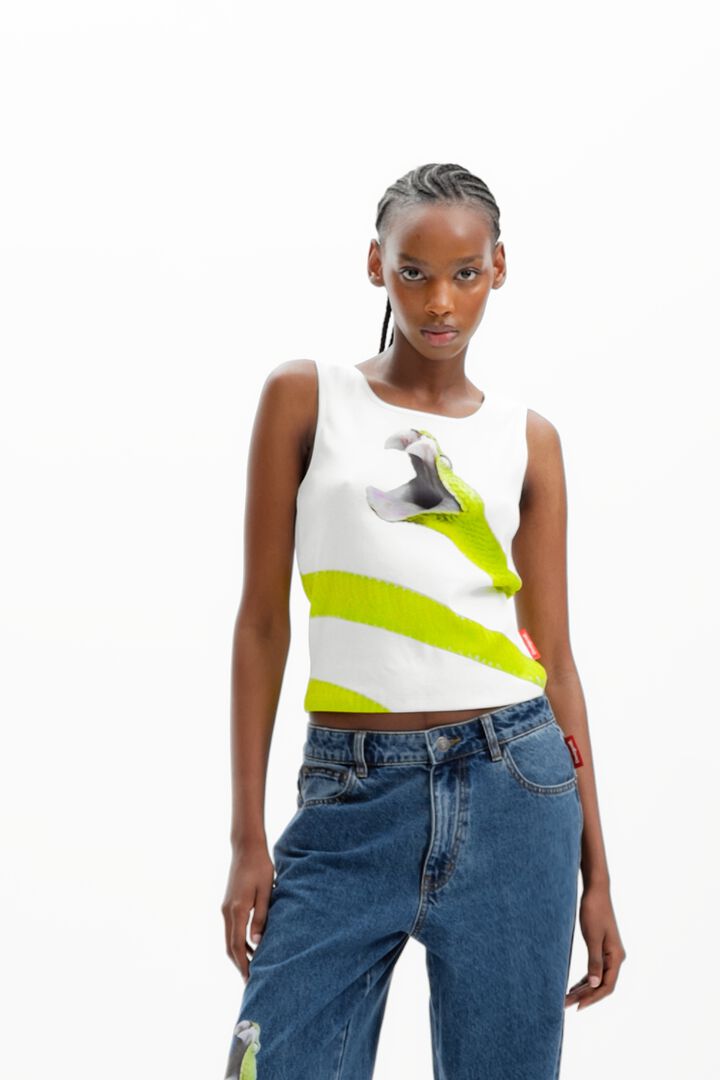 Tyler McGillivary snake top | Desigual