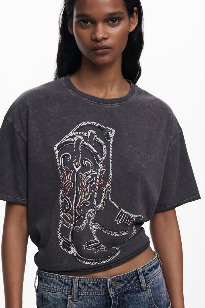 Cowboy boots T-shirt | Desigual
