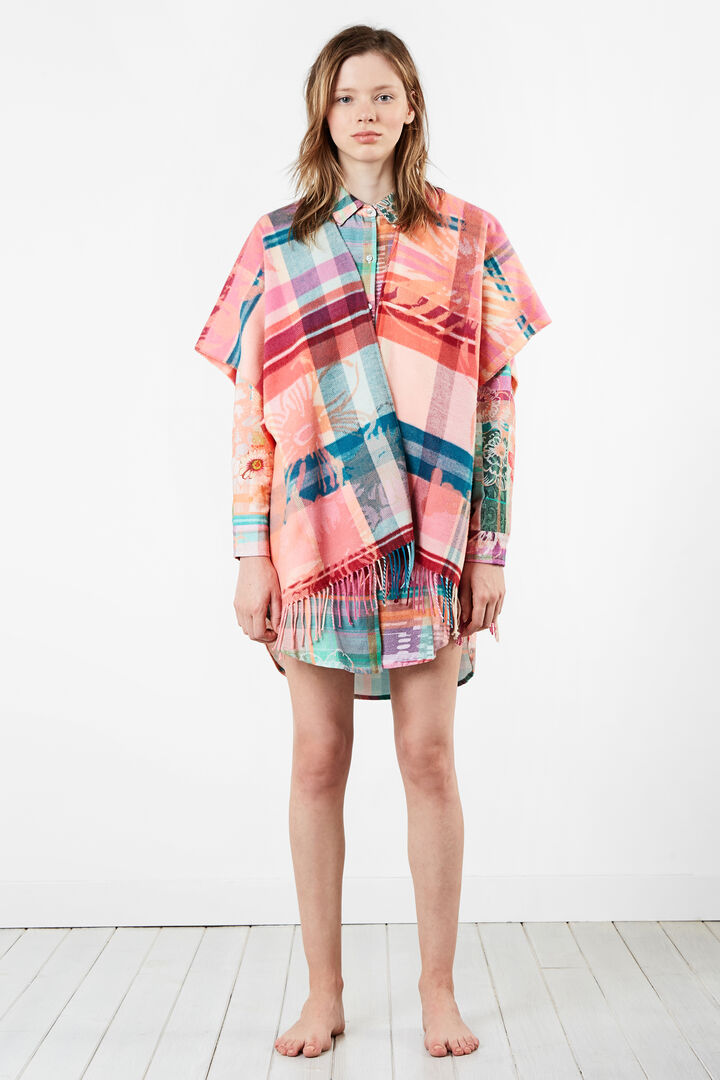 Poncho Love Tartan | Desigual