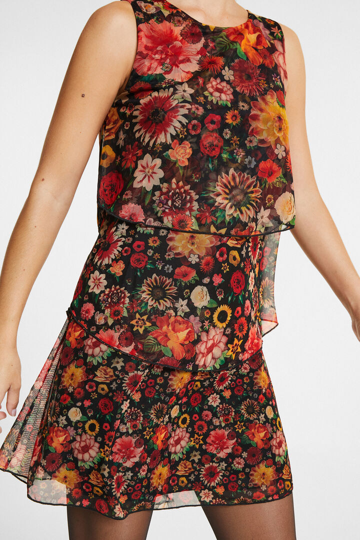 Floral flounces dress | Desigual