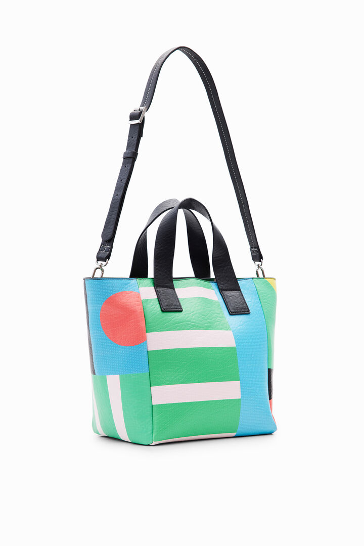 Bolso shopper M geométrico | Desigual