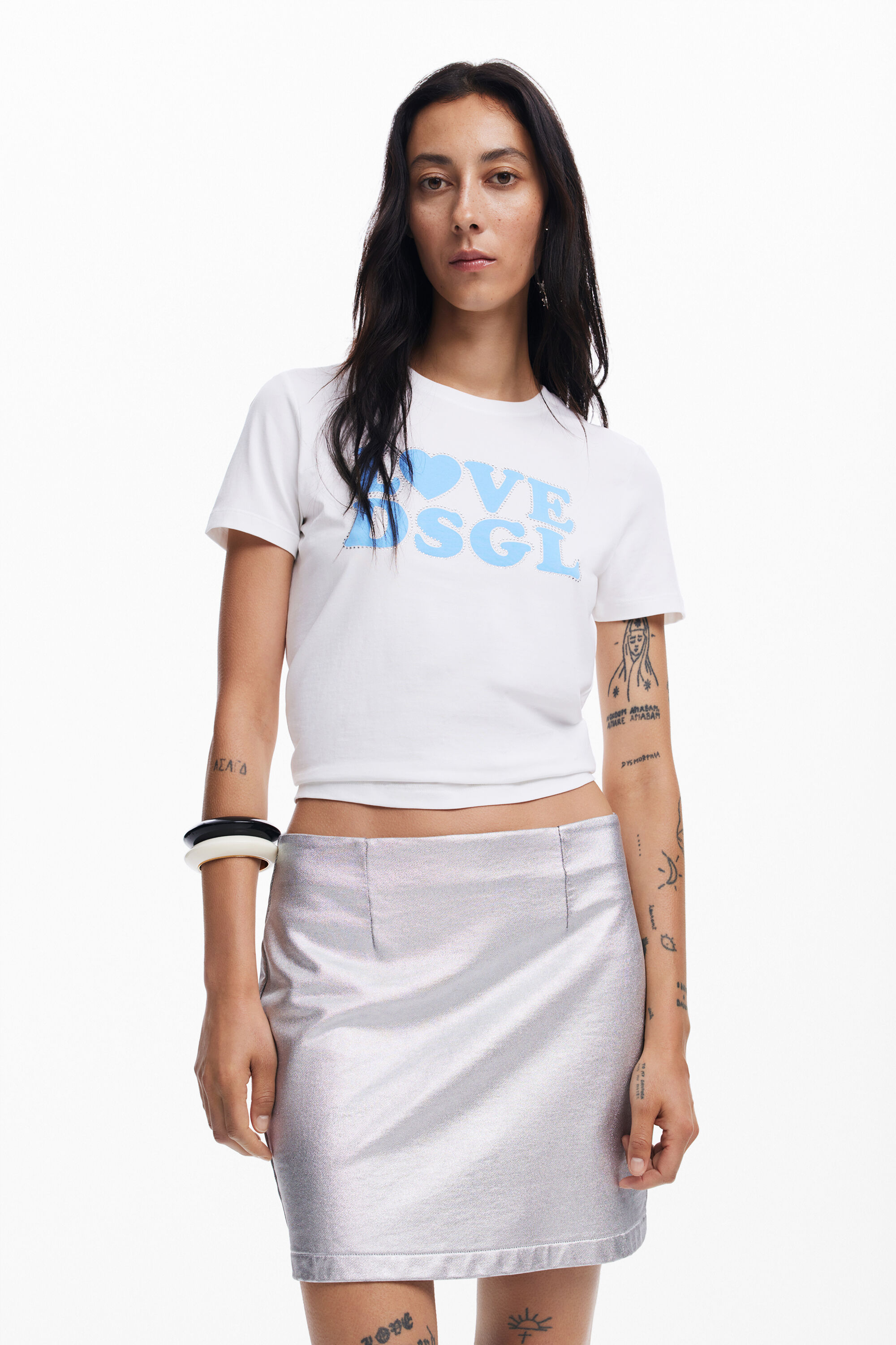 Desigual T-shirt In White
