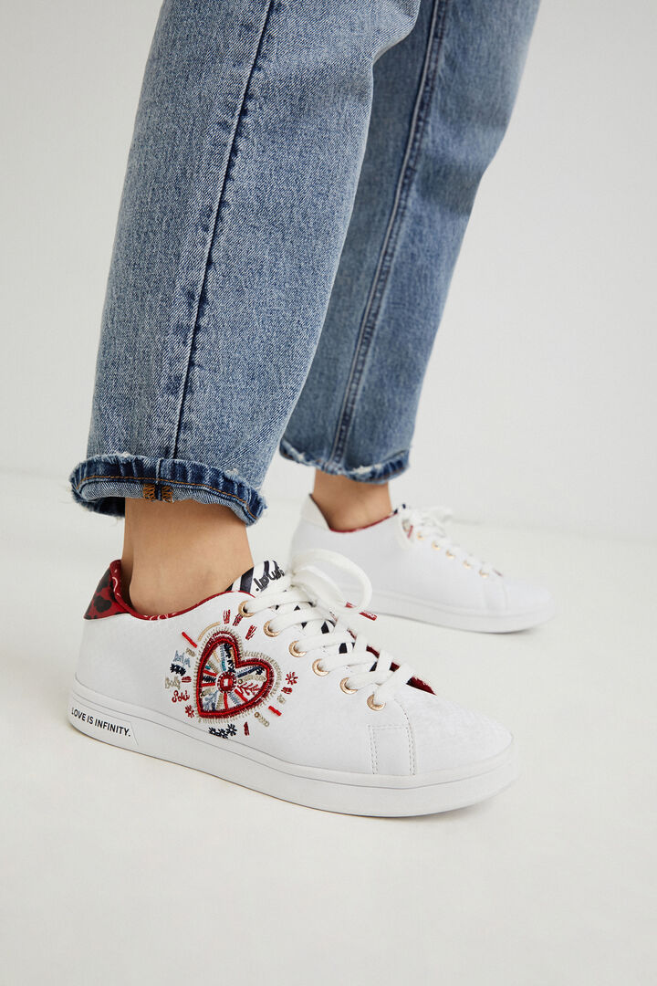 Classic embroidered sneakers | Desigual