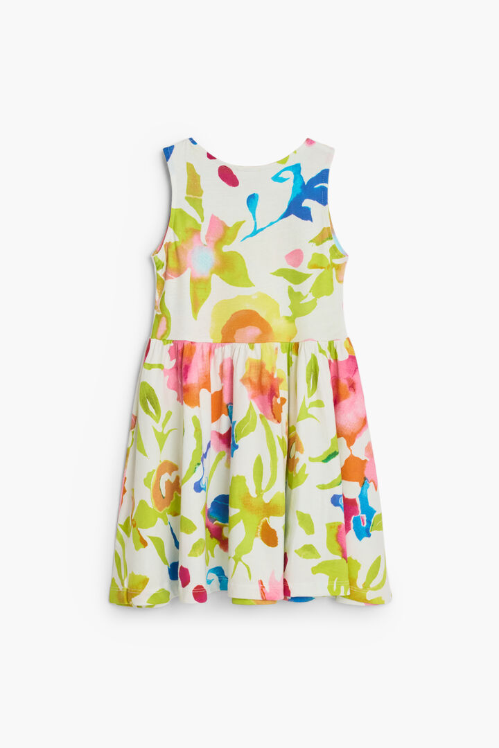 Sleeveless floral dress | Desigual