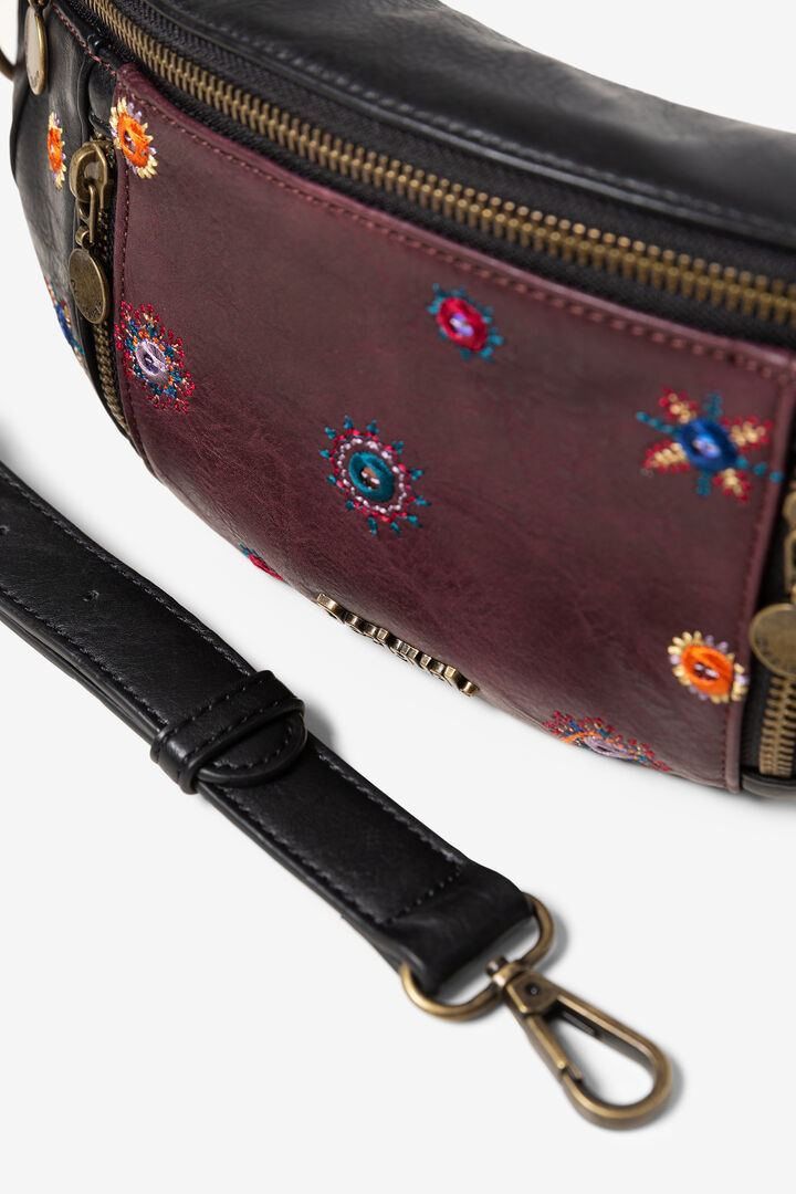 Bicolour synthetic leather bum bag | Desigual