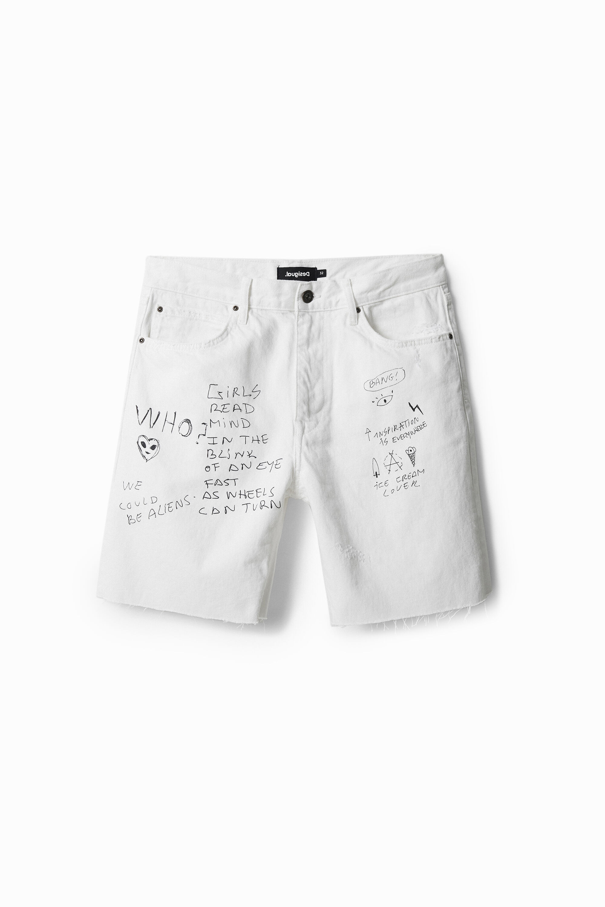 Bermudas desigual hombre online
