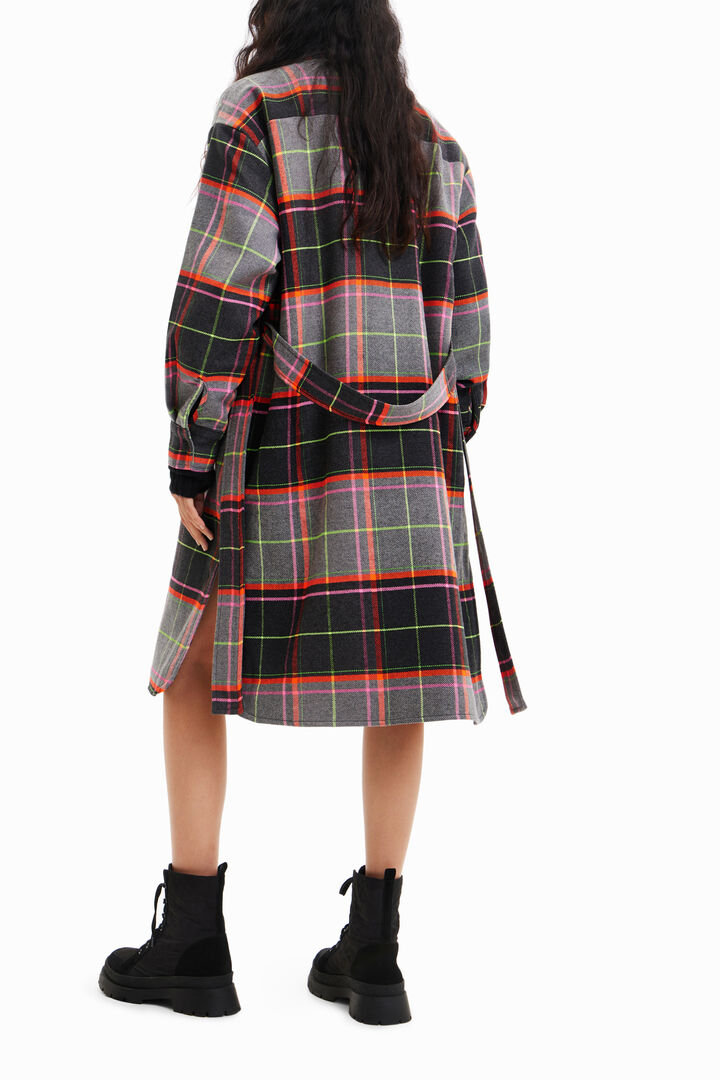 Abric sobrecamisa tartà | Desigual