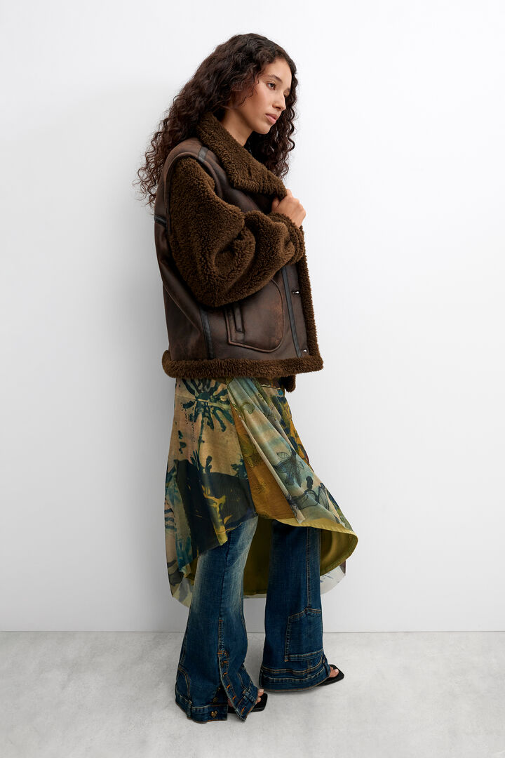 Double-face detachable coat