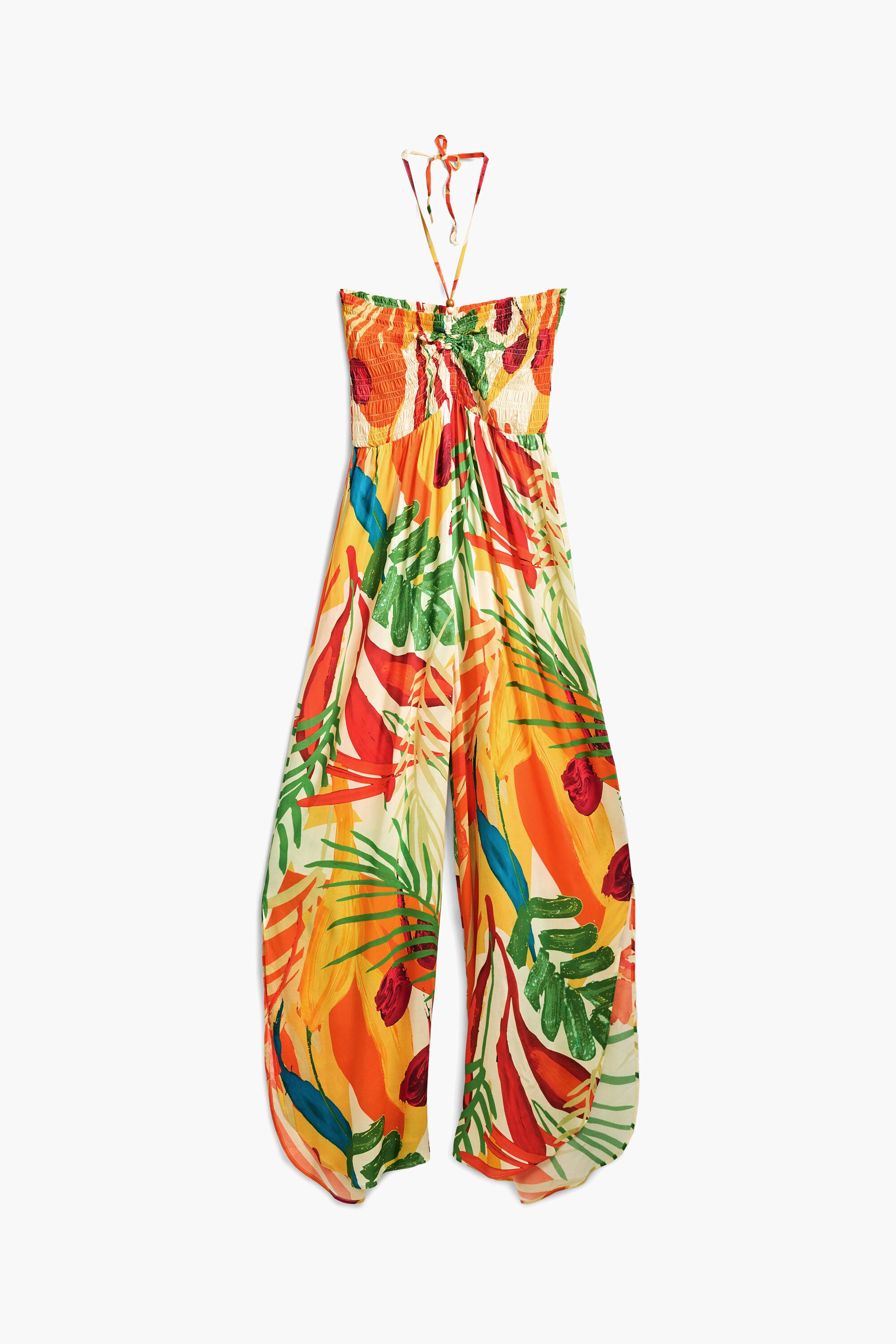 Mono largo tropical, Viscosa, Blanco, L