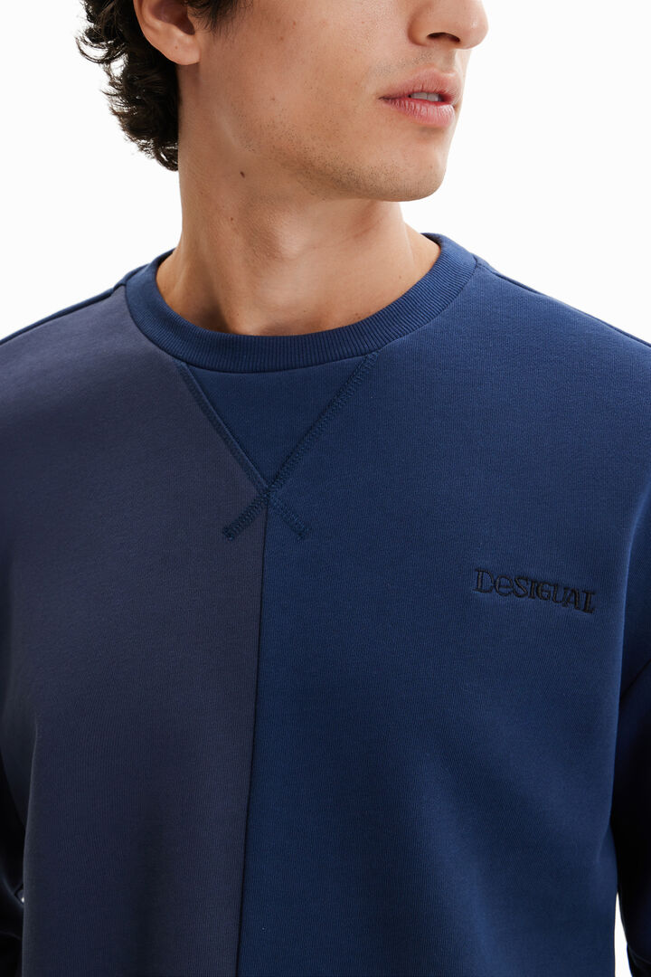 Half-and-half sweatshirt | Desigual