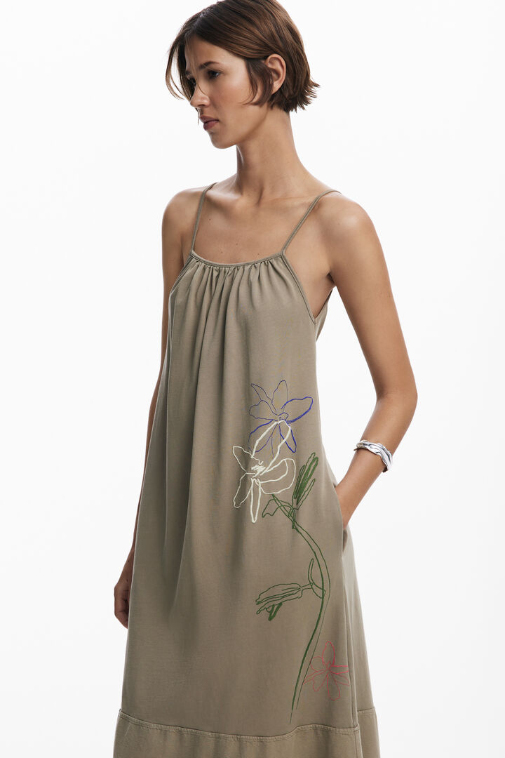 Abito con scollo dritto | Desigual
