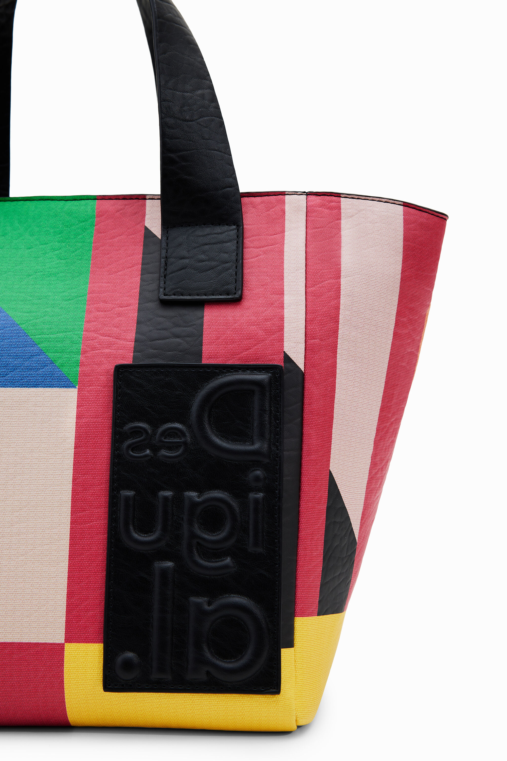 Borsa desigual colorata outlet