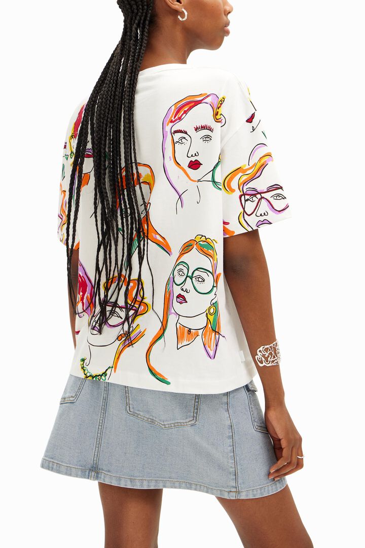 Arty faces T-shirt | Desigual