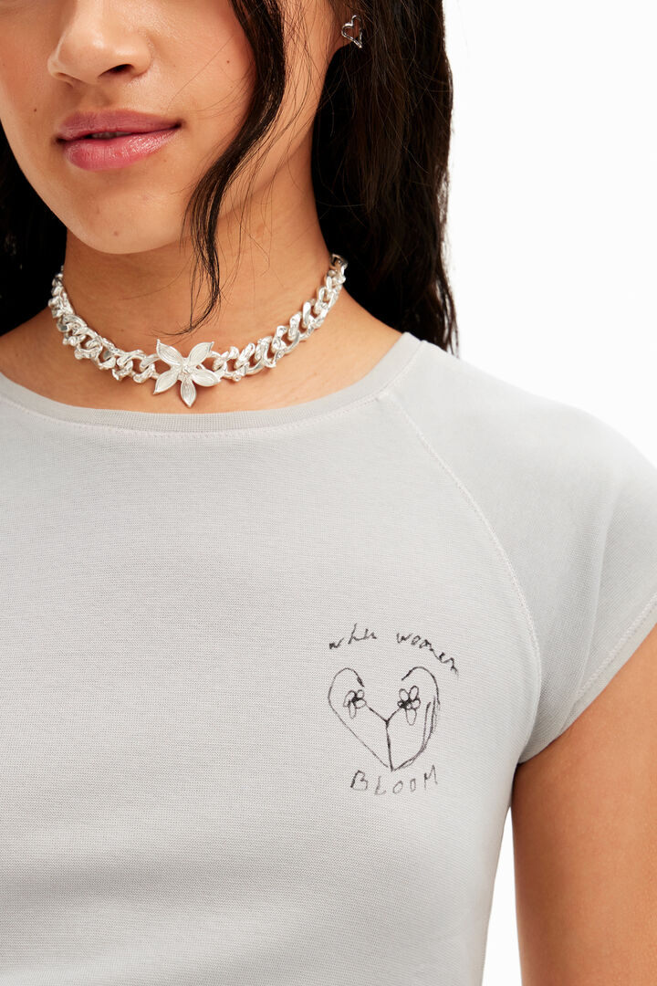 T-shirt cœur brillant | Desigual