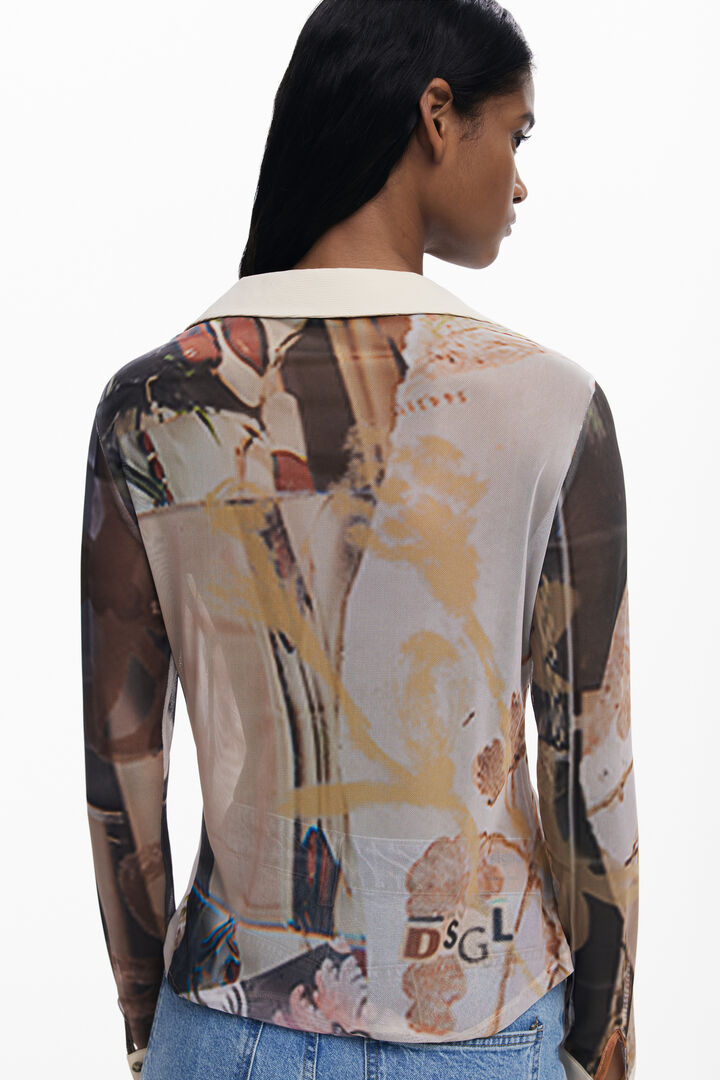 Chiffon cuff T-shirt | Desigual