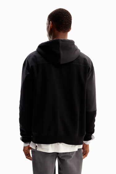 Hybrid denim hoodie | Desigual