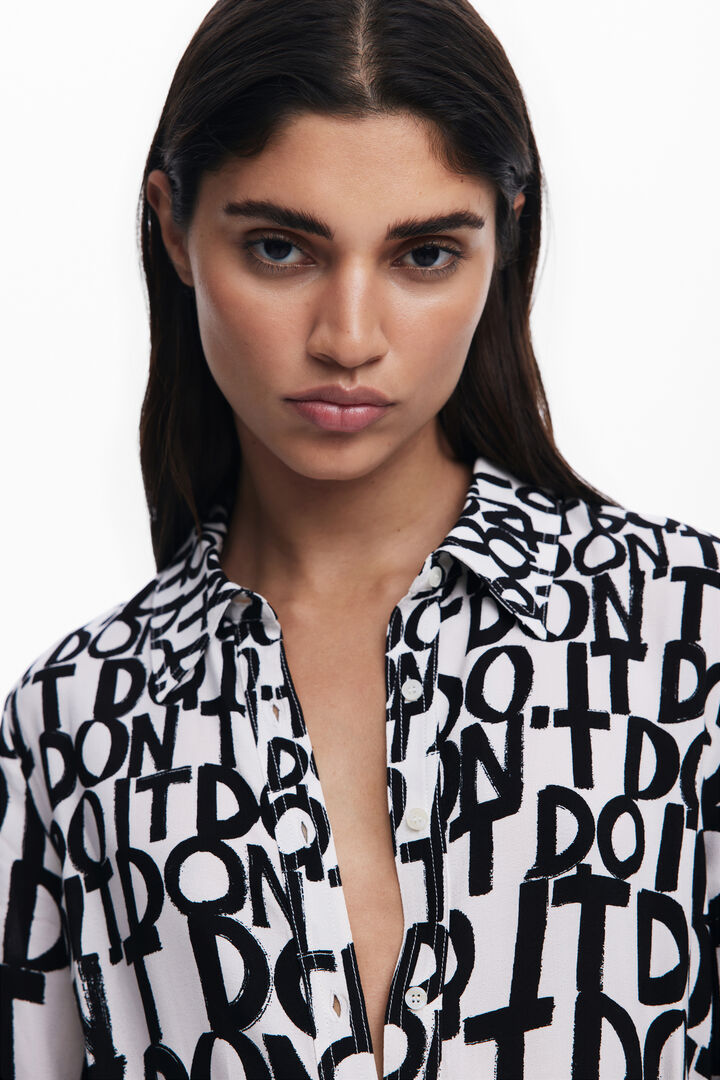 Lettering midi dress | Desigual