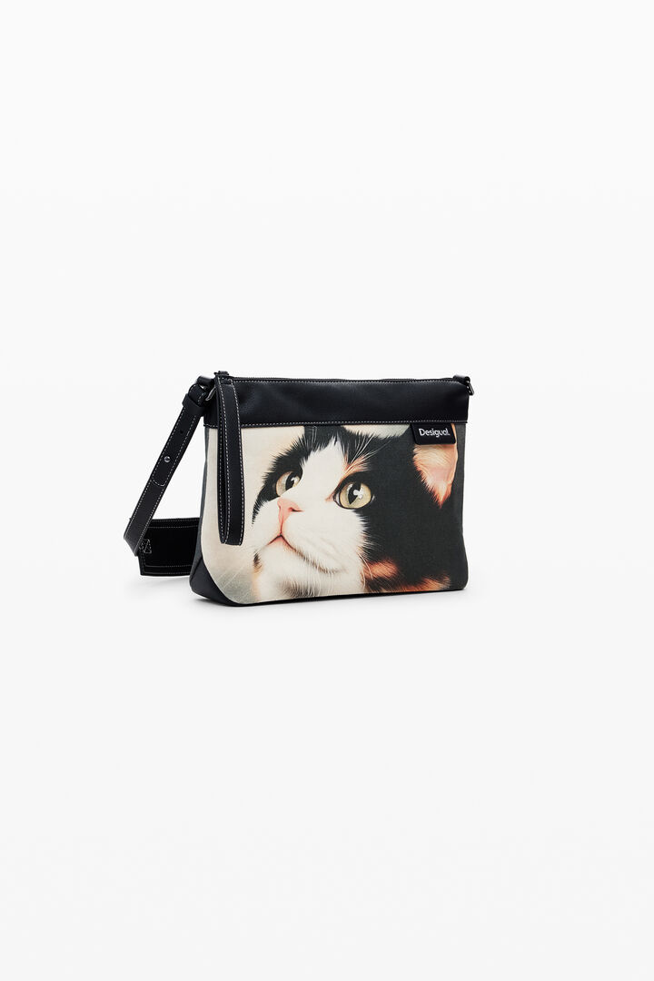 Prostorna torba z mačjim motivom | Desigual
