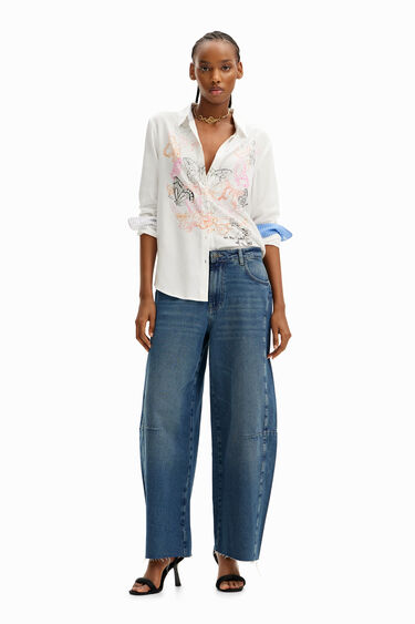 Camisa ligera mariposas | Desigual