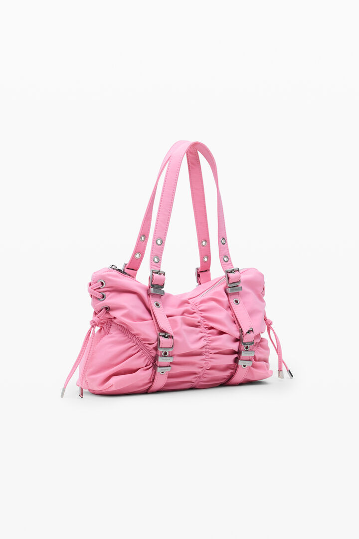 Mittelgroße Tasche mit Schnallen aus Nylon | Desigual