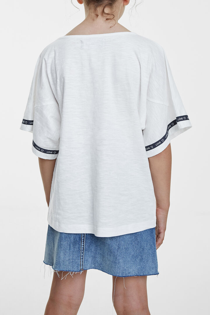 Trompe l'oeil sneaker T-shirt | Desigual
