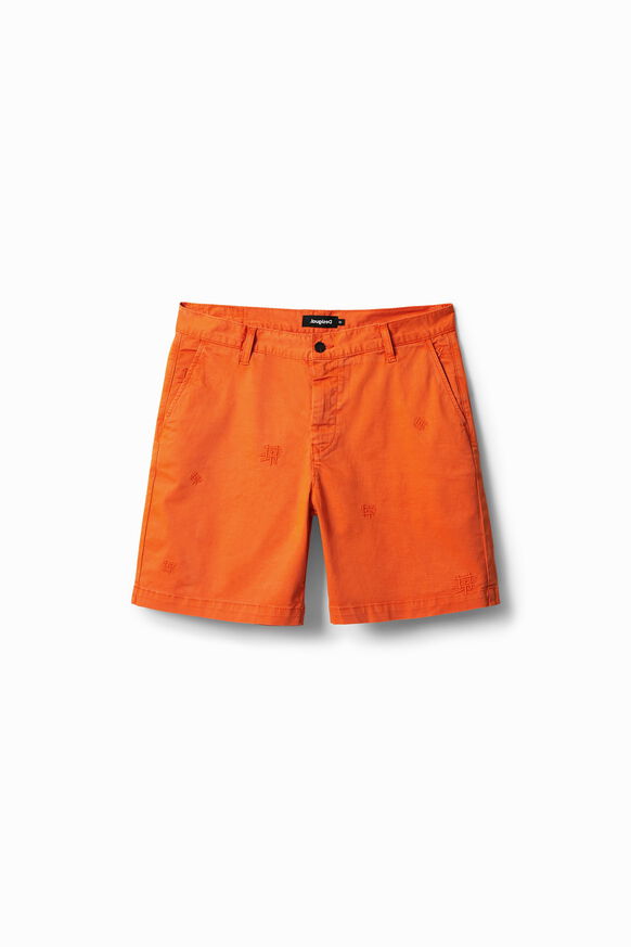 Embroidered Bermuda shorts | Desigual