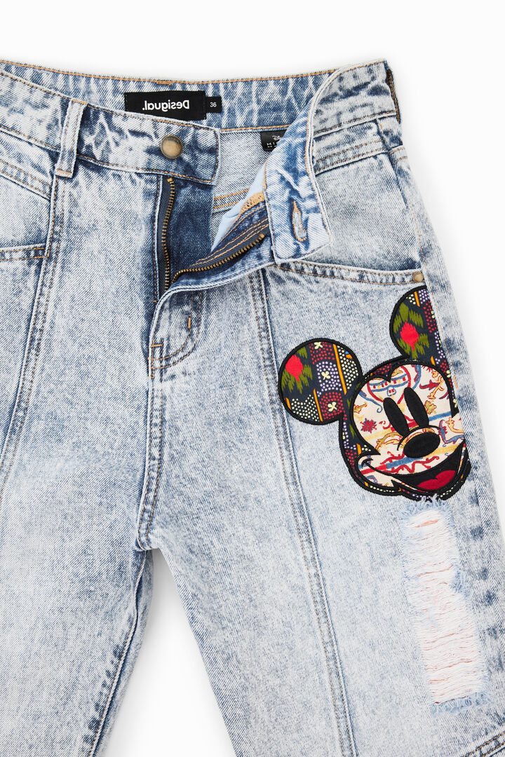 Relaxed jeans featuring Disney's Mickey Mouse | Desigual