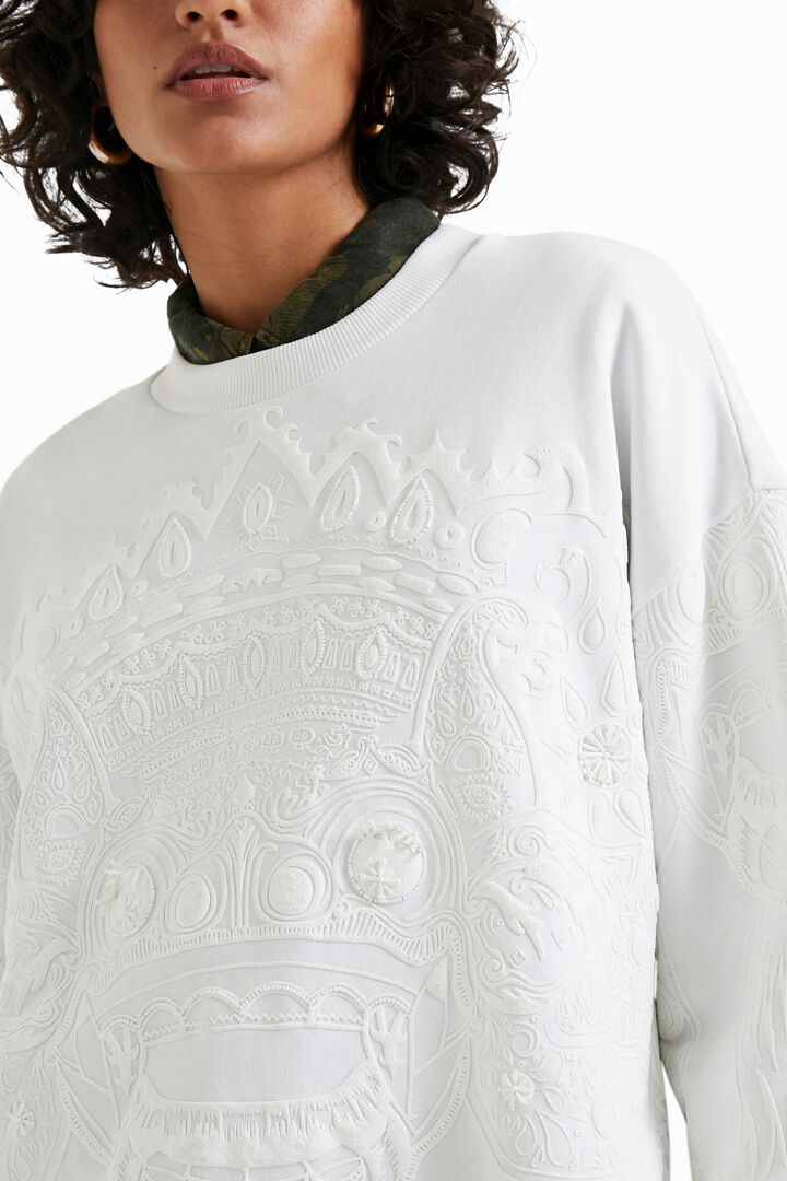 Oversize Balinese sweatshirt | Desigual
