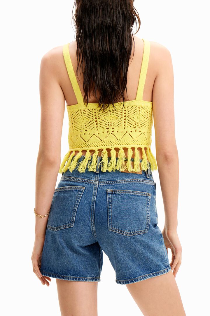 Top cropped crochet | Desigual