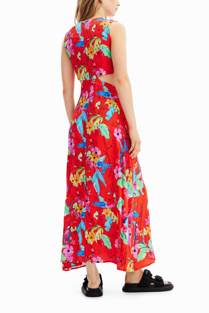 Vestido largo cut-outs | Desigual