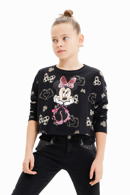 Sequined Minnie Mouse T-shirt