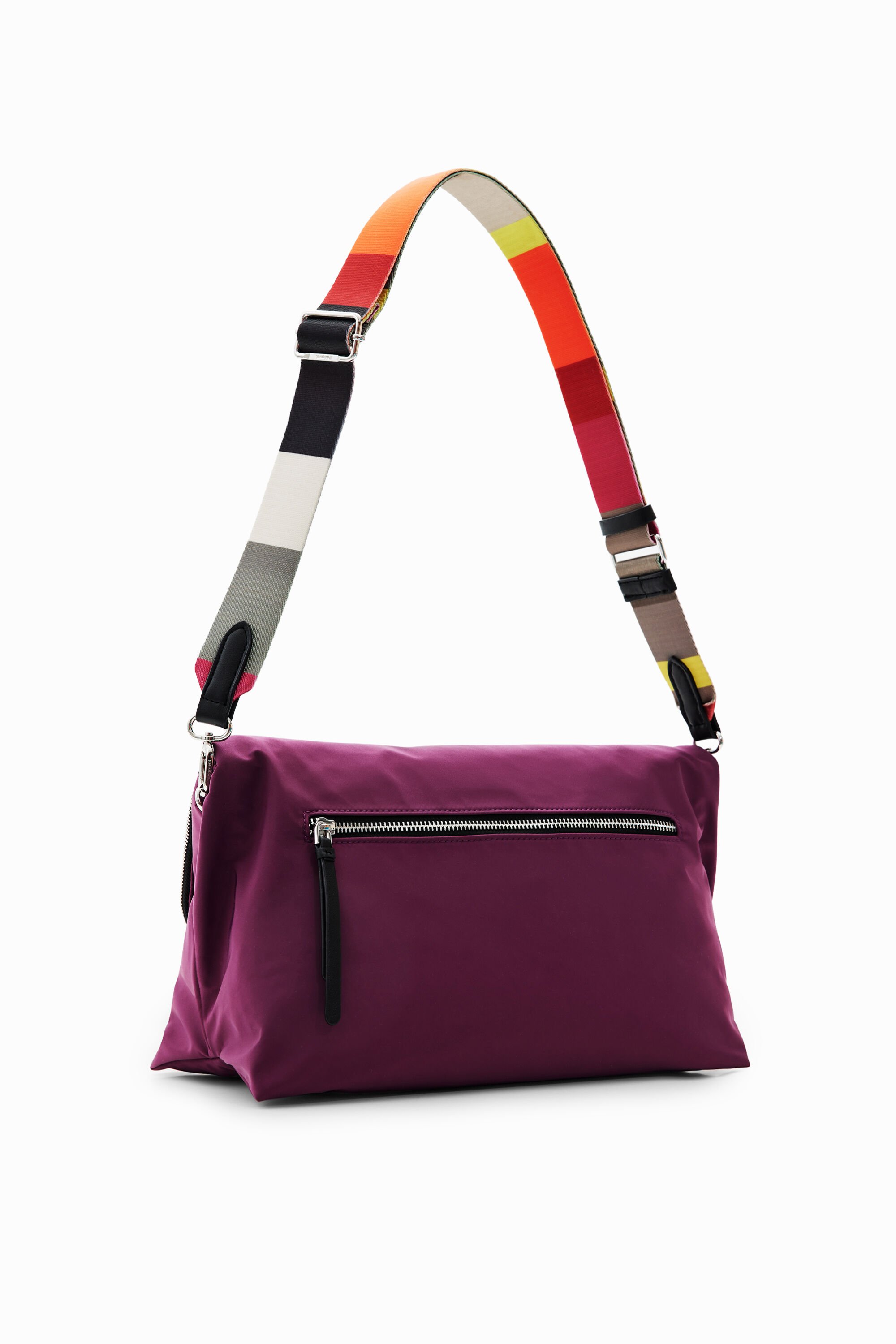 Large plain crossbody bag