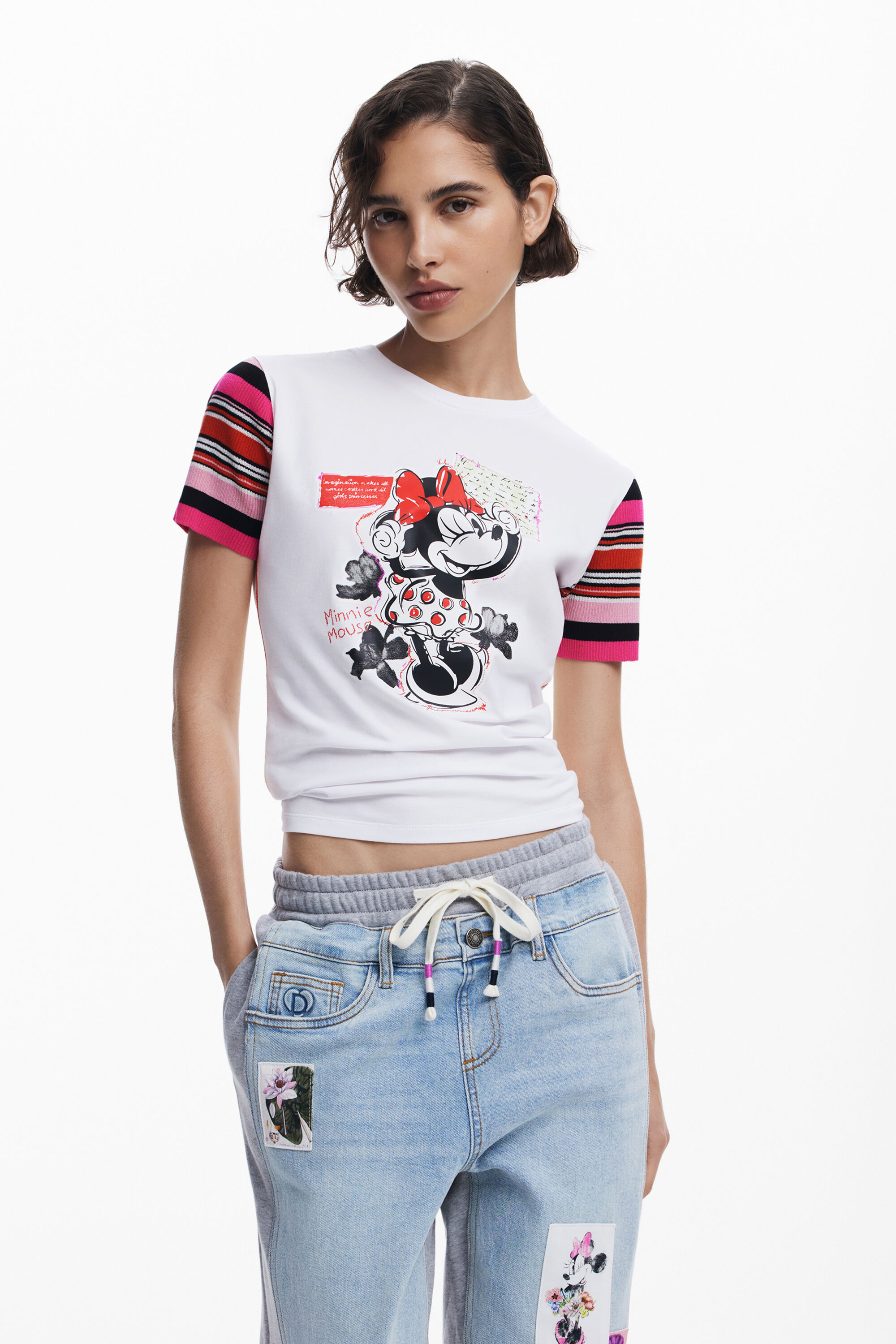 ミニーマウス™ ジョガージーンズ 女性用 I Desigual.com