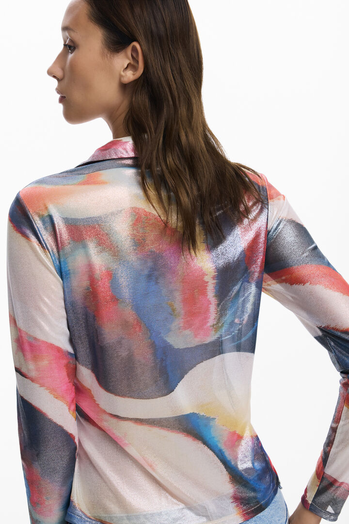 Buttoned wave T-shirt | Desigual