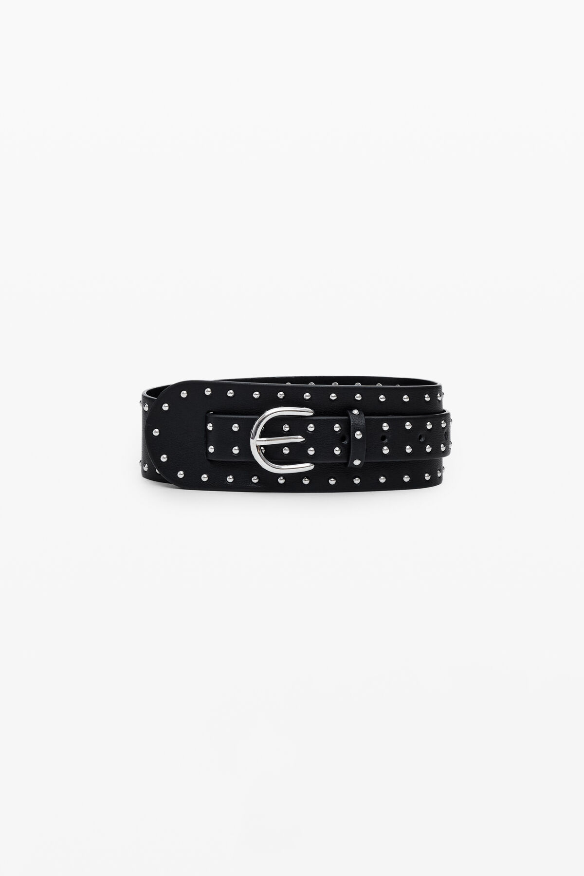 Wide studded belt women display picture 1