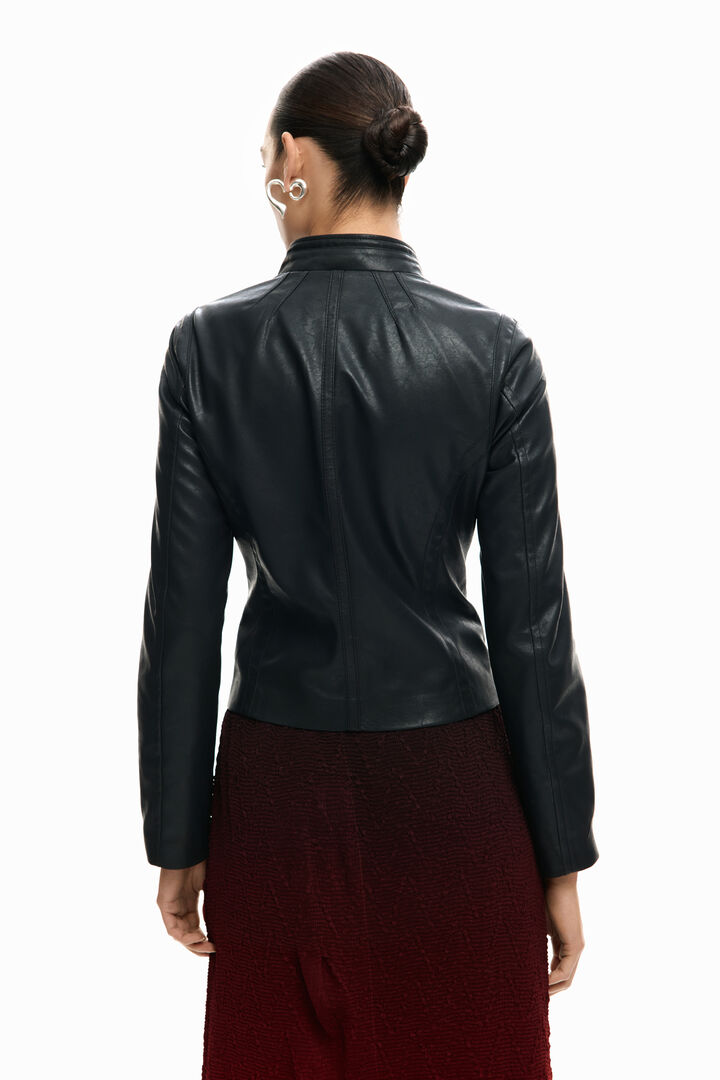 Mandarin collar jacket | Desigual