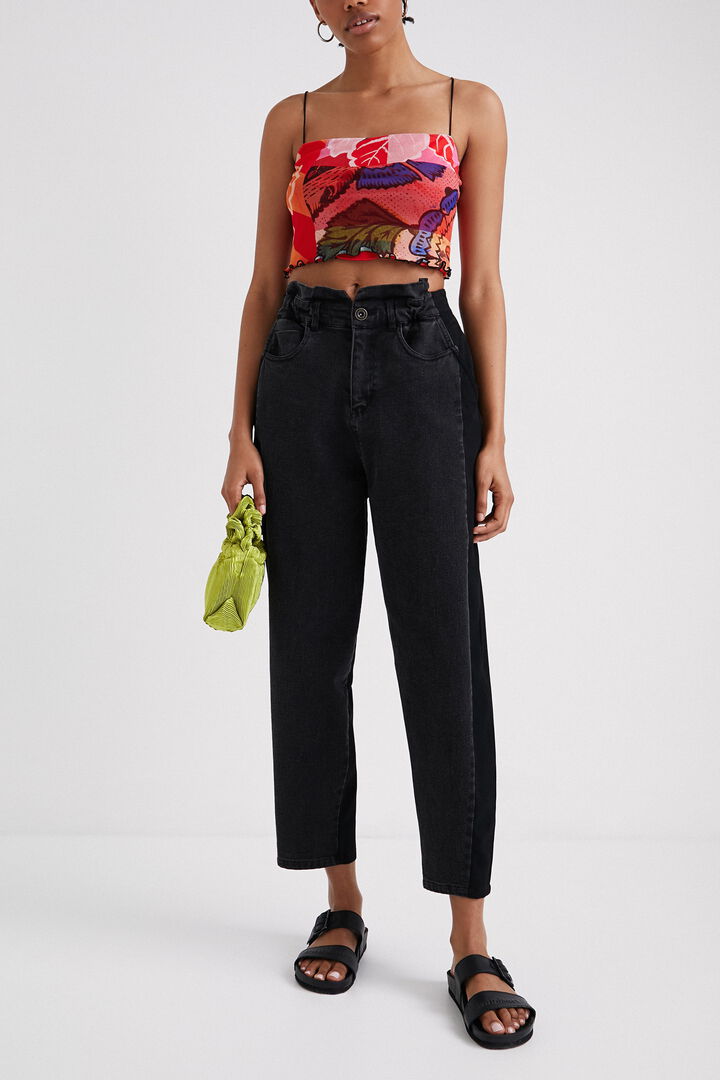 Hybrid slouchy trousers | Desigual