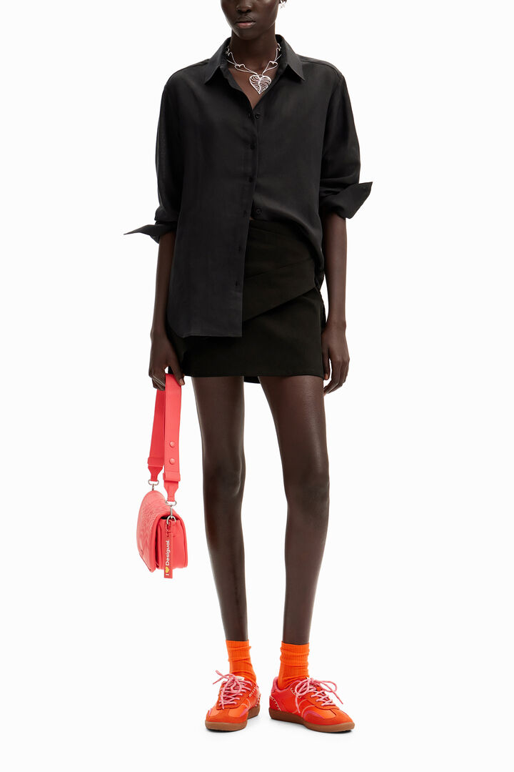 Oversize macramé shirt | Desigual