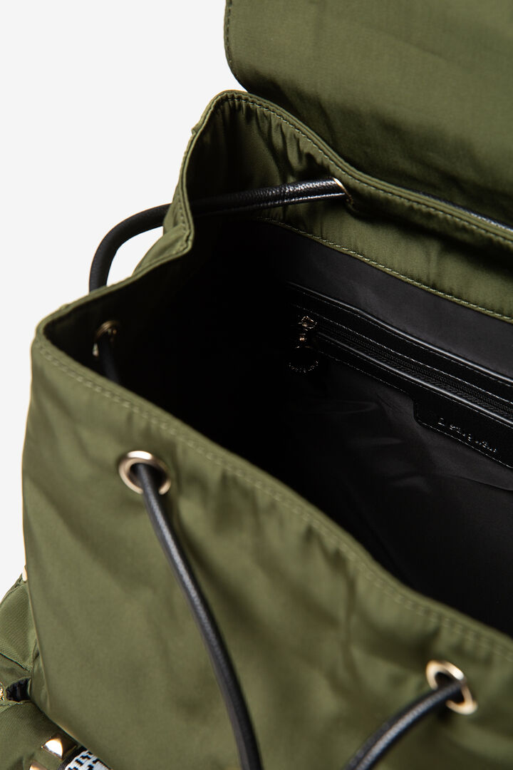 Stud backpack with slogan straps | Desigual