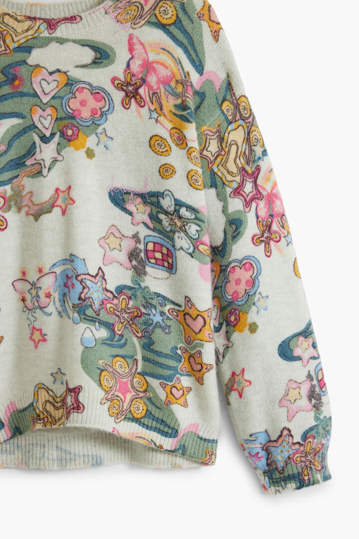 Pull imprimé avec motifs | Desigual