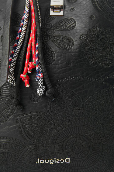 Small leather effect backpack | Desigual