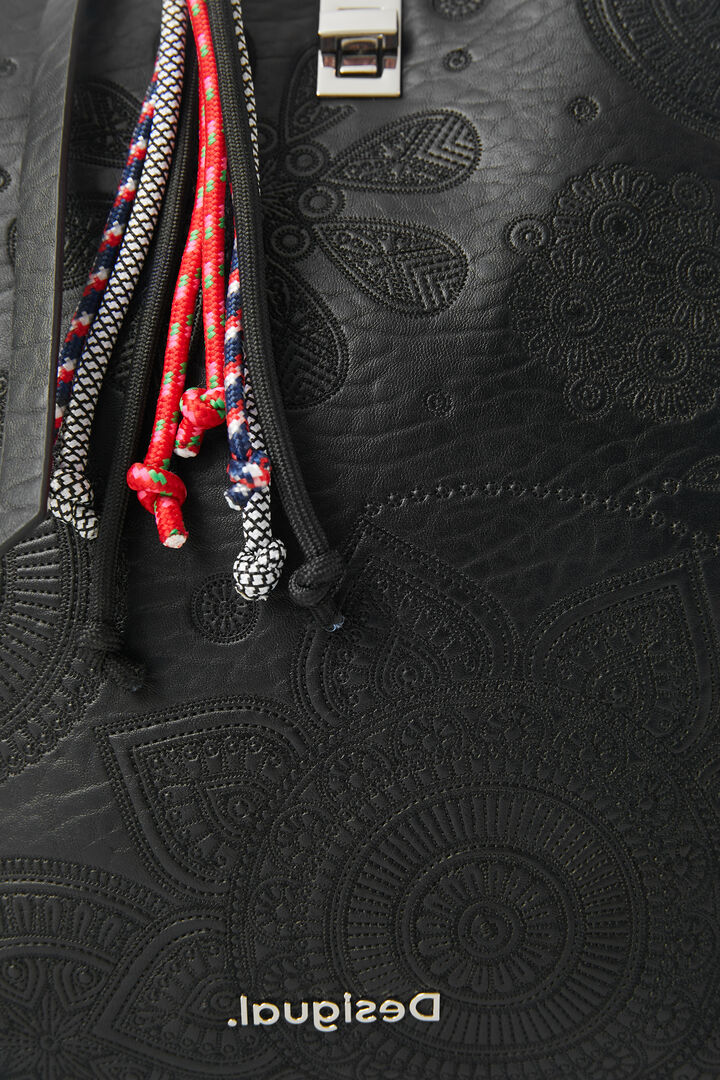 Small leather effect backpack | Desigual